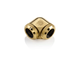 Bitspower True Brass Enhance 90-Degree Dual Multi-Link Adapter For OD 14MM