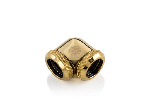 Bitspower True Brass Enhance 90-Degree Dual Multi-Link Adapter For OD 16MM