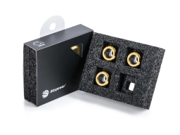 Bitspower G1/4" True Brass Advanced Multi-Link For OD 12MM (4PCS) 