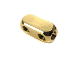 Bitspower True Brass Multi-F Block (Inner G1/4
