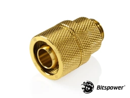 Bitspower G1/4" True Brass Rotary Compression Fitting CC3 Ultimate For ID 3/8" OD 5/8" Tube