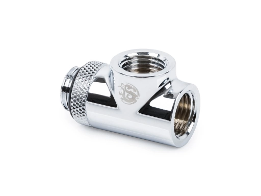 Bitspower Silver Shining  T-Block Rotary G1/4