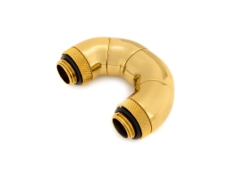 True Brass Five Rotary Snake-Style Dual G1/4" Adapter