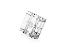 Bitspower New Design Block Bridge For 2 Cards Between Slot 1 & 4(Clear)