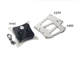 Bitspower CPU Block Summit M Acrylic Black - Digital RGB