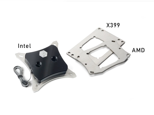 Bitspower CPU Block Summit M Acrylic Black - Digital RGB
