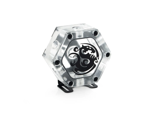 Bitspower Water Tank Hexagon 34 With Bracket (Deluxe Version)