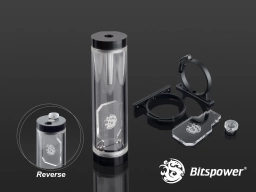 Bitspower Water Tank Z-Multi Compact 150 (Black Acrylic Version)