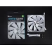 Bitspower Griffin 1220RW - 120mm White 2000 RPM Reverse Flow Fan Bitspower Griffin 1220RW - 120mm White 2000 RPM Reverse Flow Fan