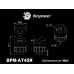 Bitspower Artemis Rotary 45-Degree Extender - Arctic White