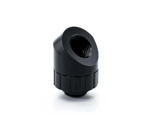 Bitspower Artemis Rotary 45-Degree Extender - Matte Black