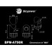 Bitspower Artemis Rotary 90-Degree Extender - Platinum Grey
