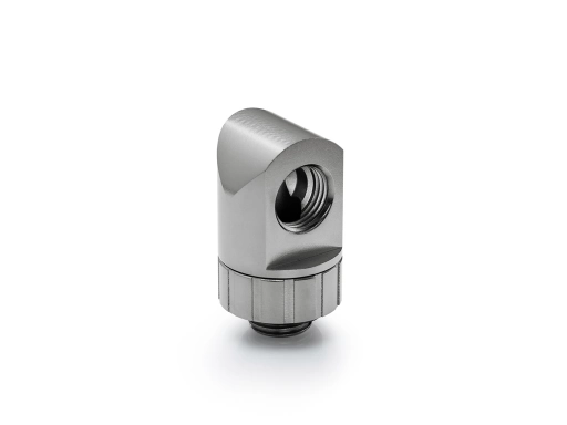 Bitspower Artemis Rotary 90-Degree Extender - Platinum Grey