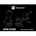 Bitspower Artemis Rotary 90-Degree Extender - Matte Black