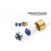 Bitspower Artemis Advanced Multi-Link For OD 14MM - Stardust Gold