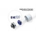 Bitspower Artemis Advanced Multi-Link For OD 14MM - Arctic White
