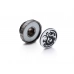 Bitspower Artemis Black Sparkle Stop Fitting with Magnetic Logo (4 PCS)