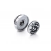 Bitspower Artemis Silver Shining Stop Fitting with Magnetic Logo (4 PCS)