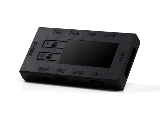 Bitspower Dual Power DRGB Fan Controller with SATA and USB Type-C Power Bitspower Dual Power DRGB Fan Controller with SATA and USB Type-C Power
