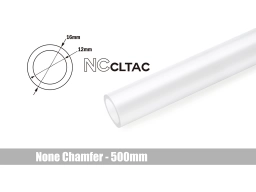 Bitspower None Chamfer Frosted Acrylic Link Tube OD 16MM - Length 500MM