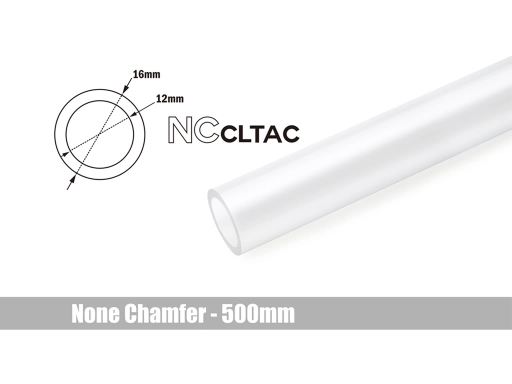 Bitspower None Chamfer Frosted Acrylic Link Tube OD 16MM - Length 500MM Bitspower None Chamfer Frosted Acrylic Link Tube OD 16MM - Length 500MM