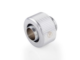 Bitspower G1/4" Compression Fitting For Soft Tubing - ID 3/8" OD 1/2" (Glorious Silver) (2 PCS )