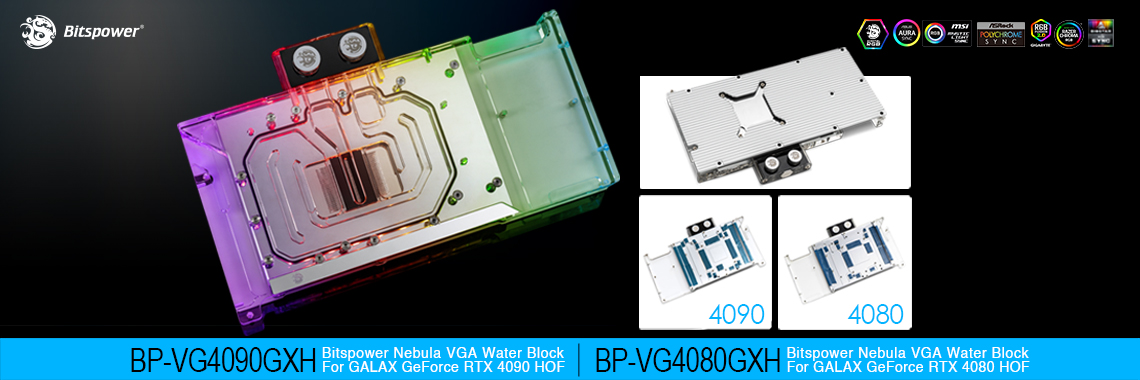 VGA Water Block For GALAX GeForce RTX 4080 / 4090 HOF