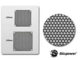 120MM Panel For Bitspower CUSTOM DESIGN RADGARD -Honeycomb Design (Black)