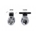 Bitspower Silver Shining Dual Rotary Mini Valve With Inner G1/4
