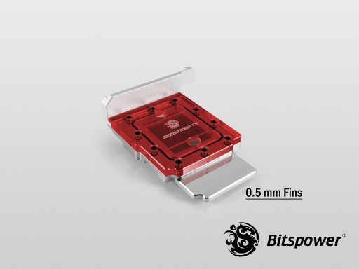 Bitspower AIZ87M6IITX Nickel Plated (ICE Red)