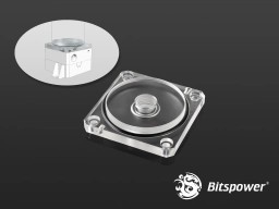 Bitspower DDC TOP Reservoir Adaptor (Clear Acrylic)