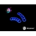 Color O-Ring Set For D-Plug Set (10PCS) (UV Blue)