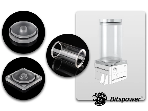 Bitspower DDC TOP Upgrade Kit 100 (Acrylic Version)