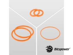 O-Ring Kit For Bitspower Dual D5 MOD TOP (UV Orange)