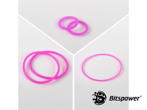 O-Ring Kit For Bitspower Dual D5 MOD TOP (UV Purple)