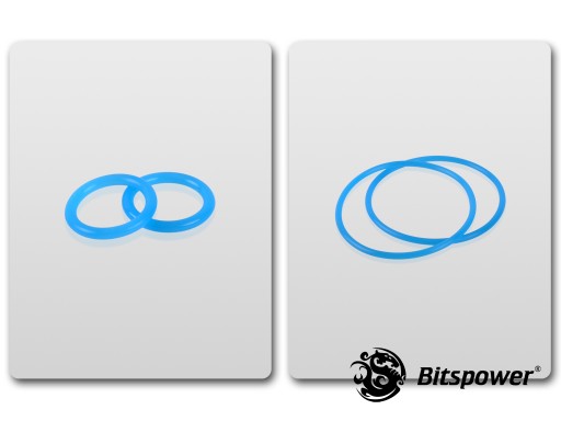 O-Ring Kit For Bitspower Water Tank Z-Multi (Full Clear Acrylic Version) (UV Blue)