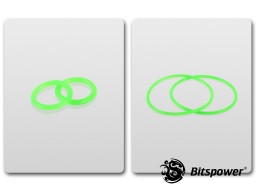 O-Ring Kit For Bitspower Water Tank Z-Multi (Full Clear Acrylic Version) (UV Green)