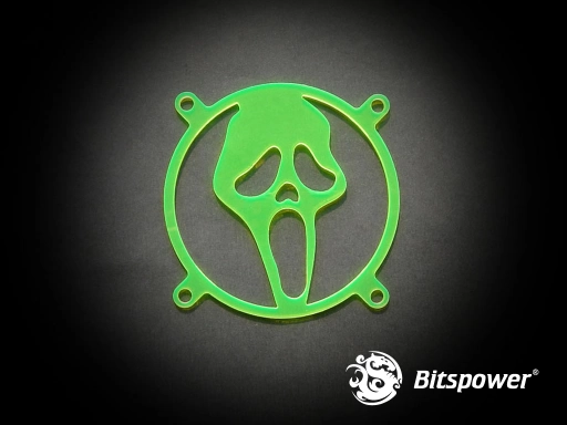 80MM LASER CUT UV-Reactive FAN Grill Scream