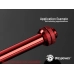 Bitspower None Chamfer Brass Hard Tubing OD12MM Deep Red - Length 500 MM