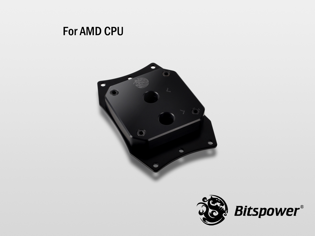 Bitspower CPU Block Summit EF (AMD) (Acrylic Top Version)