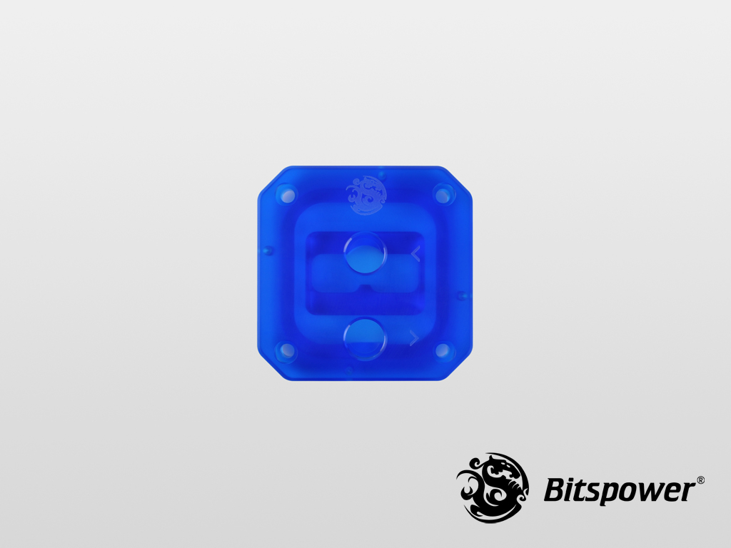 Bitspower CPU Block Summit EF Acrylic Top (ICE Blue)
