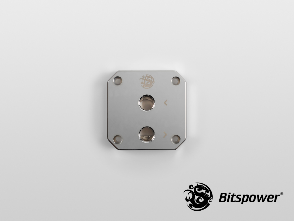 Bitspower CPU Block Summit EF Brass Top (Silver)