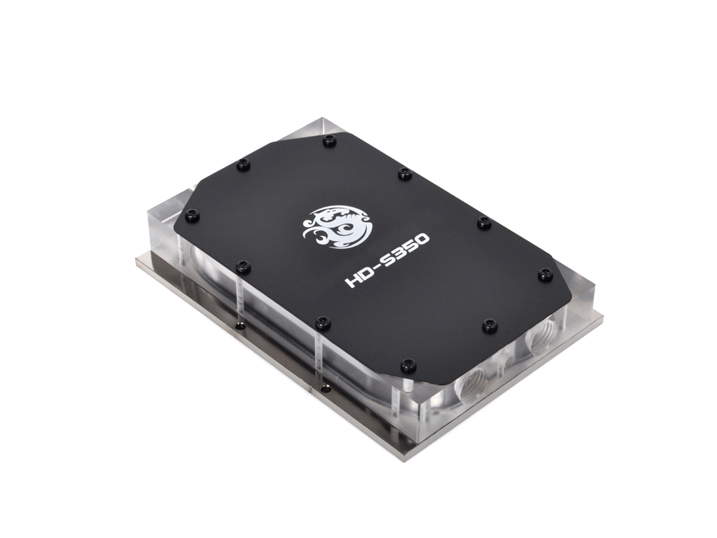 Bitspower HD-S350 Acrylic Top With Matt Black Panel