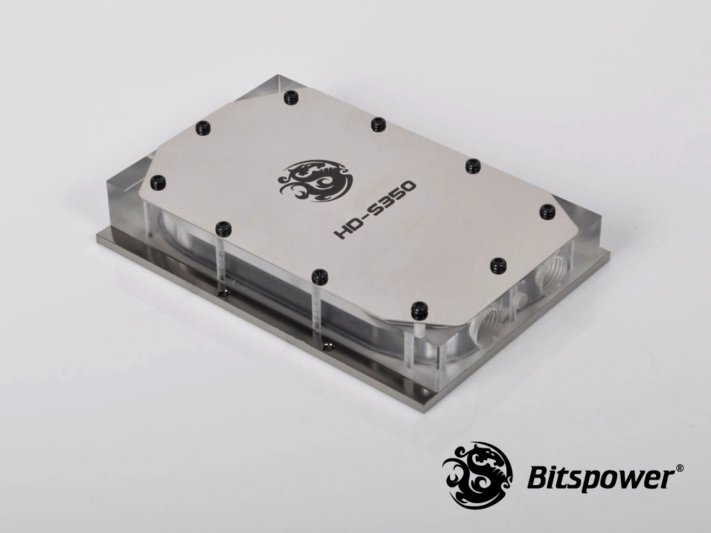 Bitspower HD-S350 Acrylic Top With Stainless Panel