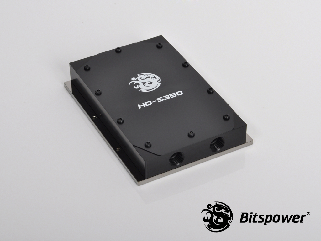 Bitspower HD-S350 POM Top With Matt Black Panel