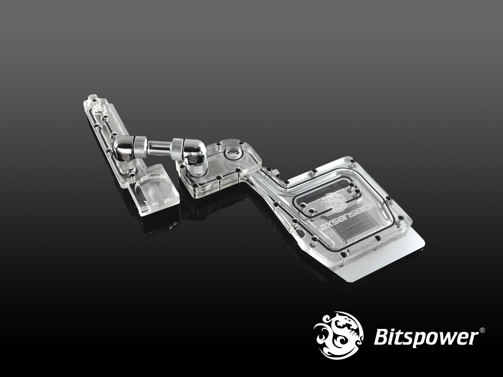 Bitspower X58NSBE3 Nickel Plated (Clear)