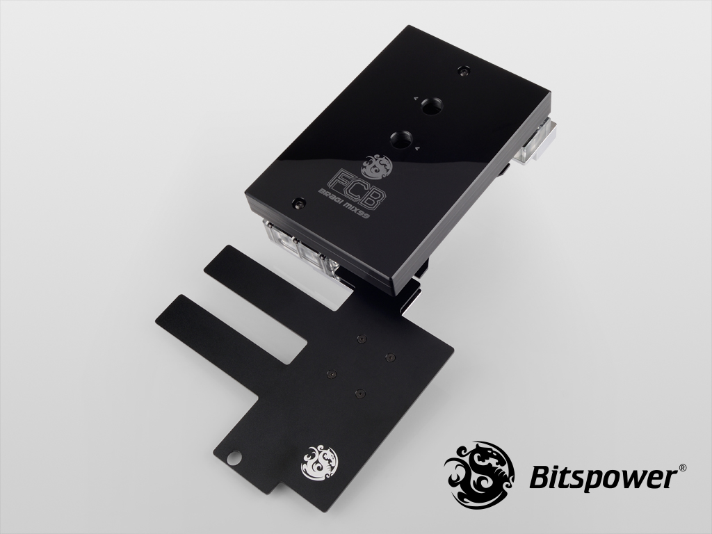 Bitspower BRAGI MIX99 Nickel Plated Full-Covered-Block (Black)