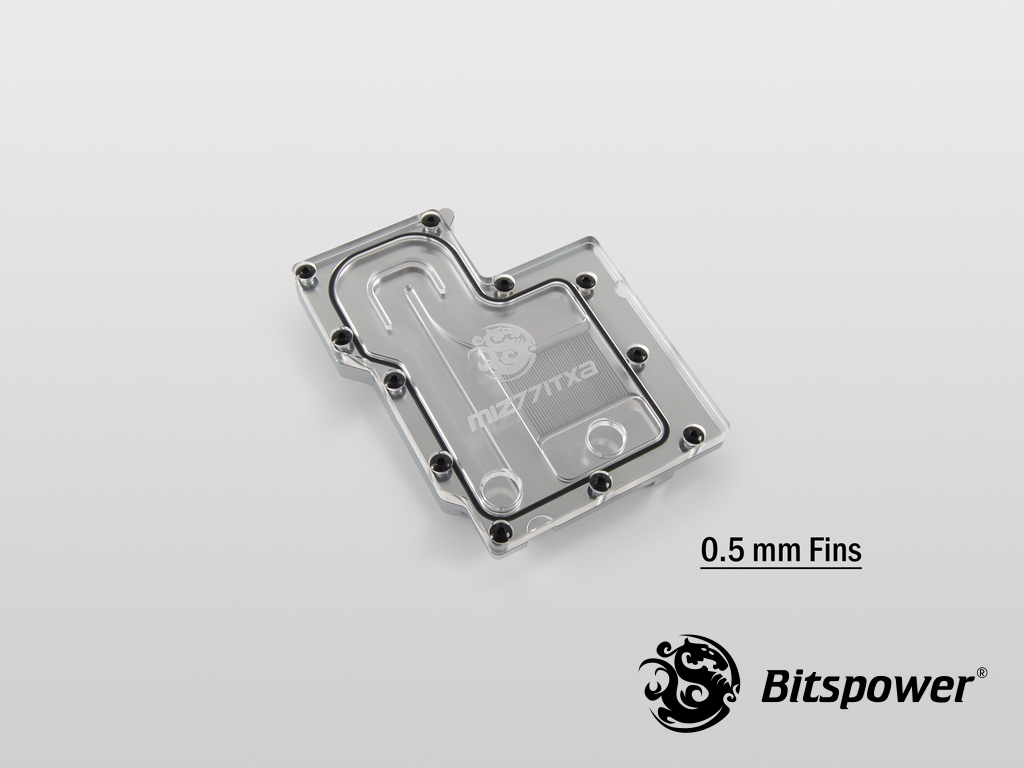 Bitspower MIZ77ITXA Nickel Plated (Clear)
