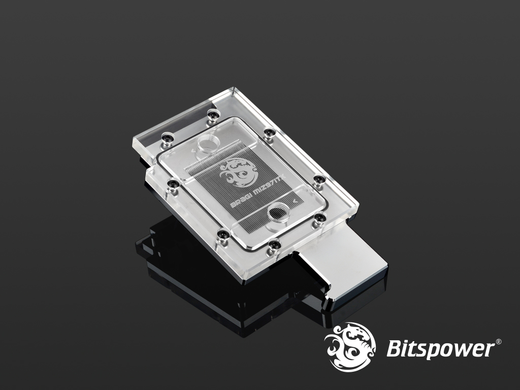 Bitspower BRAGI MIZ97ITX Nickel Plated (Clear)