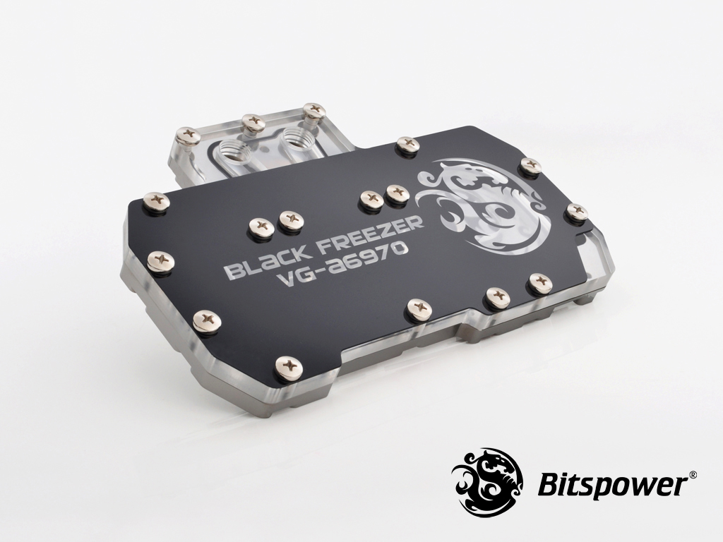 Bitspower VG-A6970 Acrylic Top With Black/Clear Panel